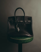"Yves Saint Laurent" 90's-00's Classic textured leather structured top handle bag
