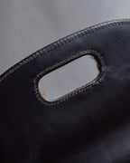 "GUCCI"「1947」 pony leather combination bamboo hand bag