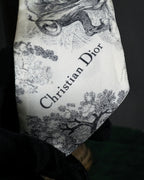 -MOOD Christmas Collection-
"Dior" Maria Grazia Chiuri Toile de Jouy motif silk scarf