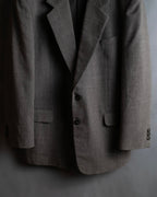 "Vintage heathered wool tailored jacket"