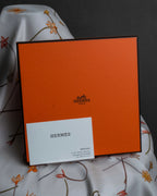 "HERMES" Carré 70 I Like Flowers silk scarf