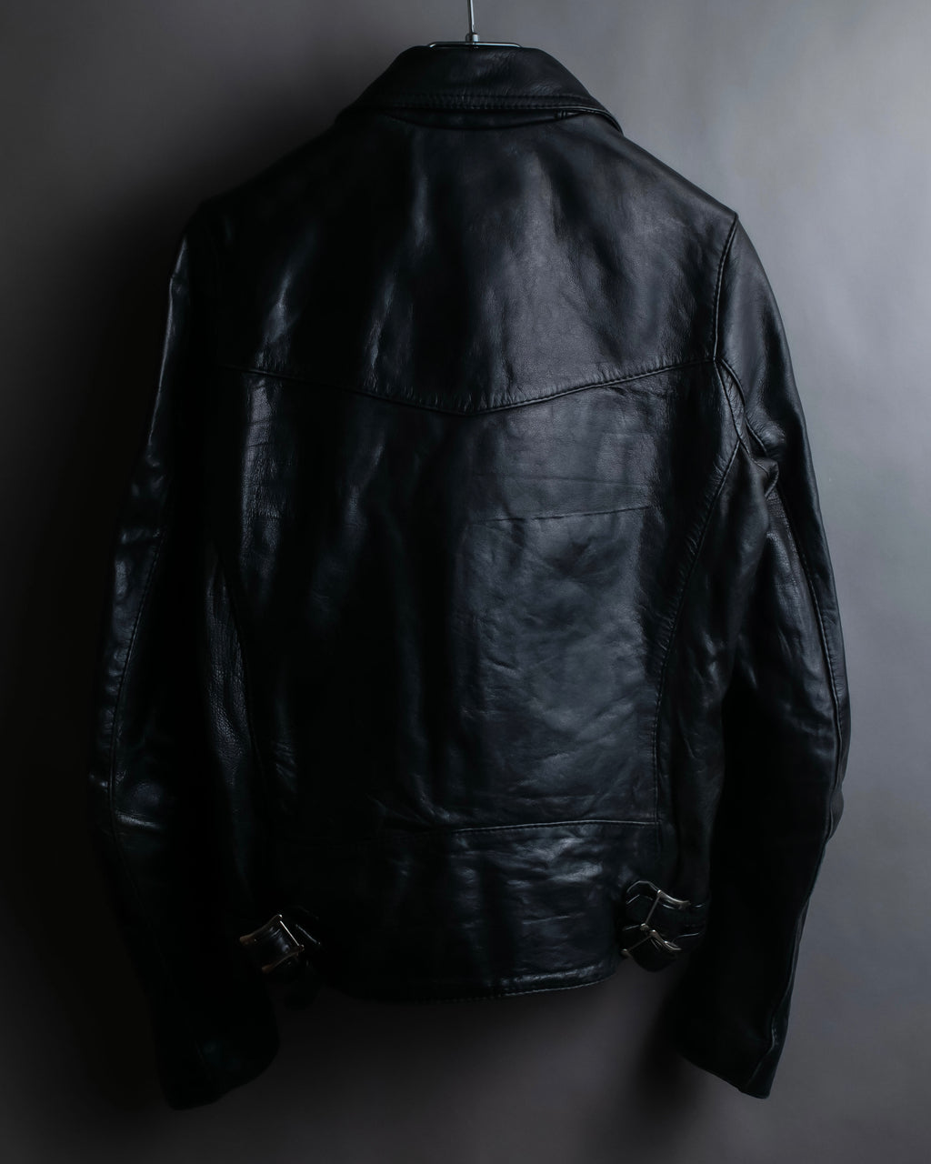 "HYSTERIC GLAMOUR" Lamb leather double riders jacket