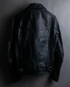 "HYSTERIC GLAMOUR" Lamb leather double riders jacket