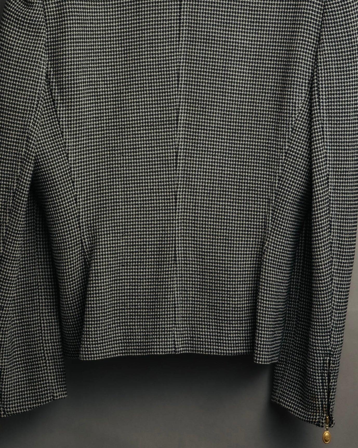 "Christian Dior" 80's-90's Wool-blend houndstooth jacket