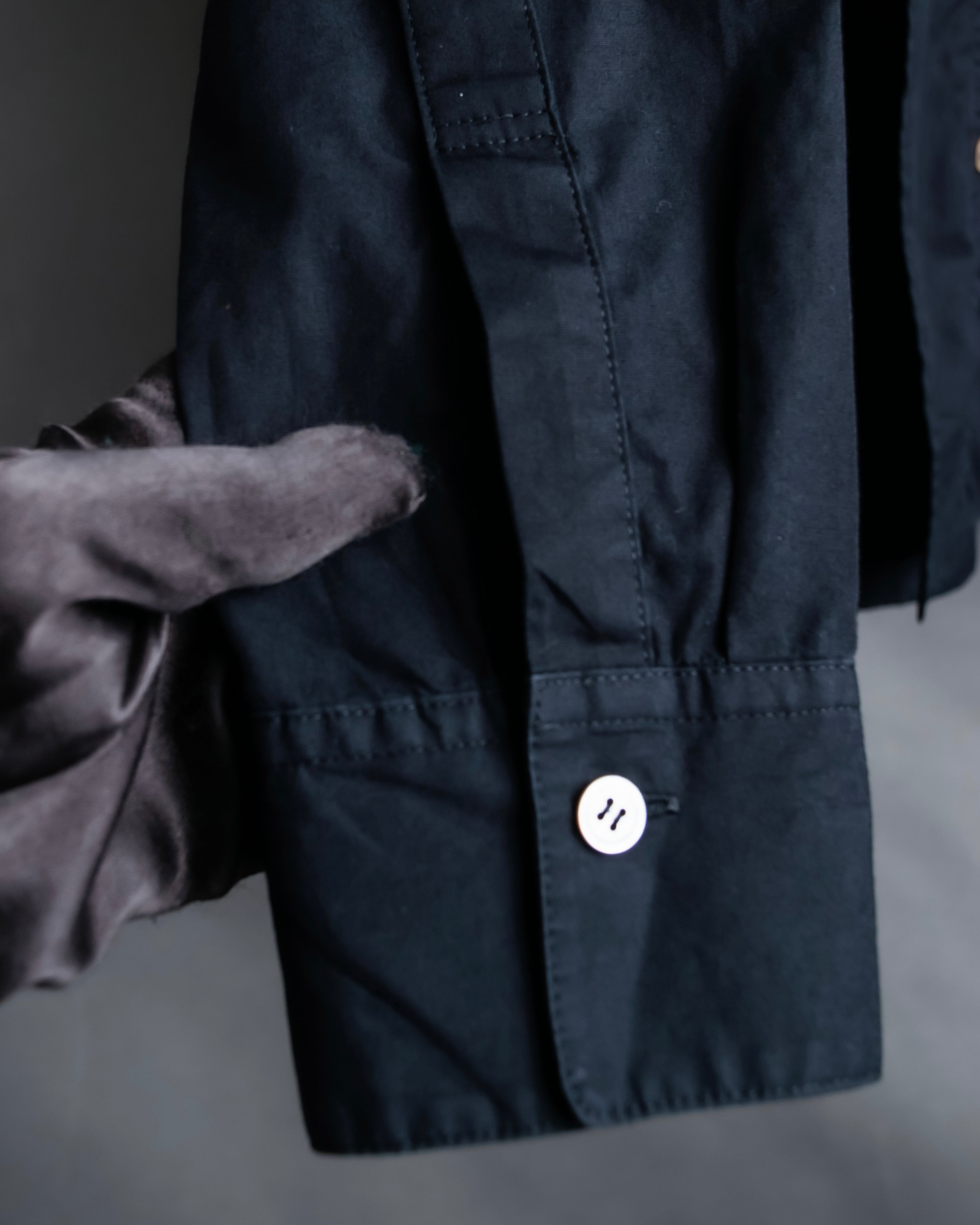 "Y's" Stand &amp; Regular Collar Cotton Shirt