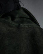 -SPECIAL- "GUCCI" 90’s Tom ford design suede tailored jacket