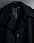 "VIKTOR&ROLF" Sculptural lapel melton coat