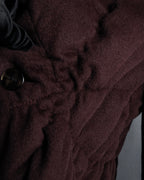 -SPECIAL- "JEAN PAUL GAULTIER"
 1990's-00's Gathered tuck shape design long coat