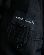 "GIORGIO ARMANI" Beautiful drape navy wool set up