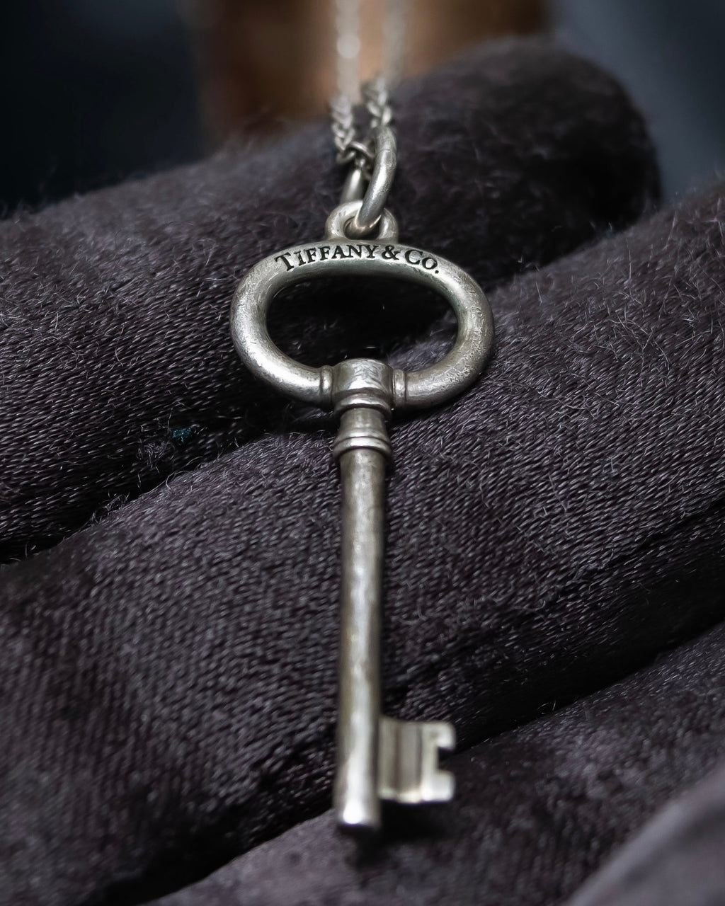 "Tiffany&Co" Key design necklace