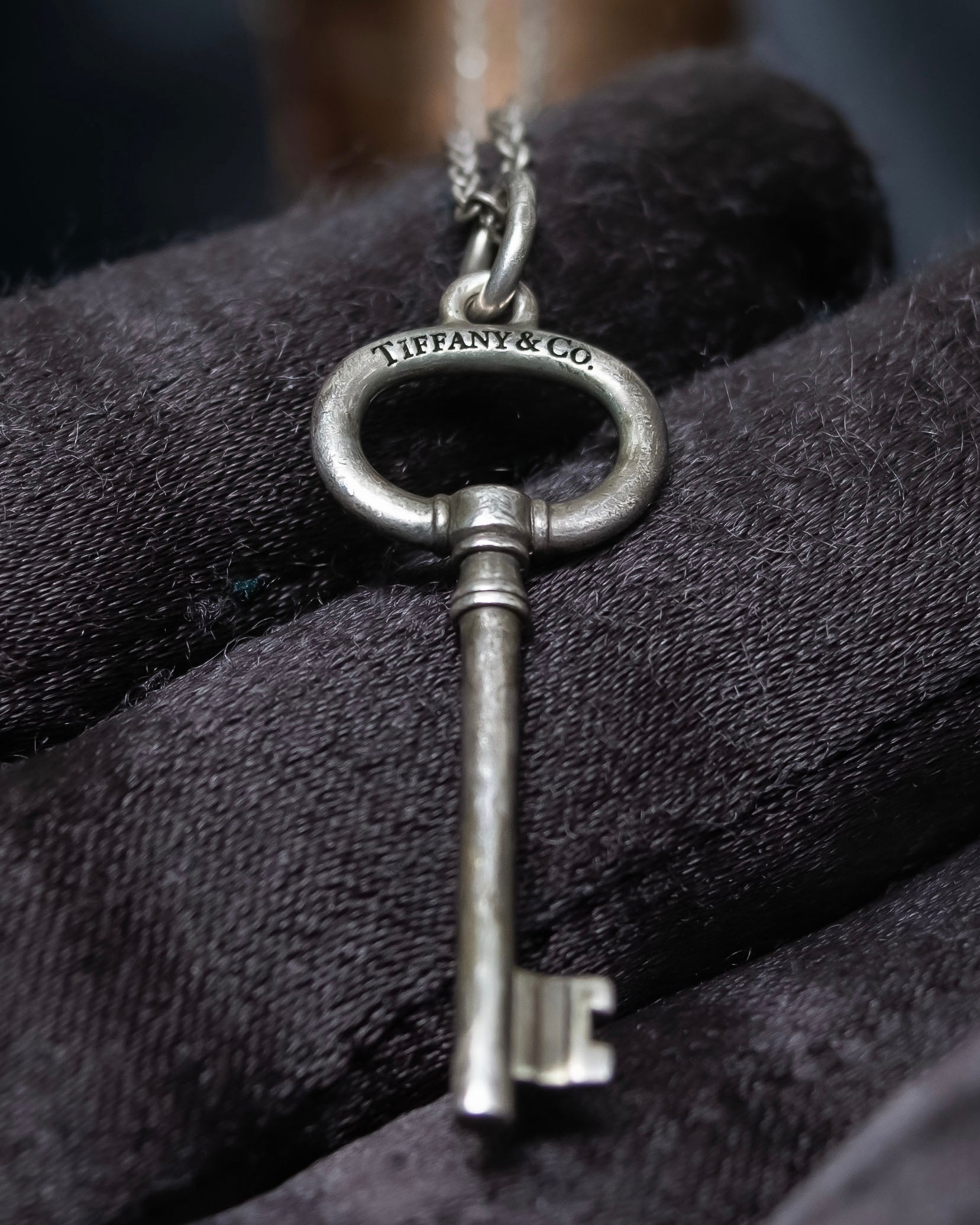 "Tiffany&Co" Key design necklace