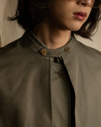 "BURBERRYS" Cape-attached design stand collar coat