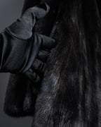 "GUCCI" Semi-custom atelier work fur long coat