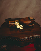 -SPECIAL- “Yves Saint Laurent” 80’s-90’s Hammered gold coin link bracelet