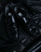 Vintage Harako Crocodile Leather Combination Leather Shoes