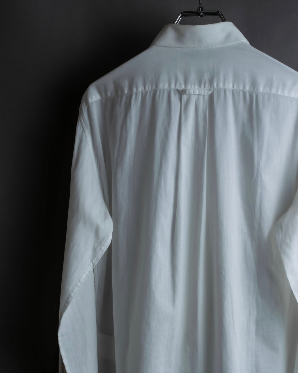 "Alexandar McQueen" Smoke art print cotton oversized shirt