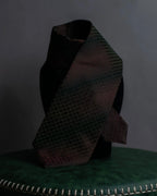 "GIORGIO ARMANI" Oval dot pattern silk twill necktie