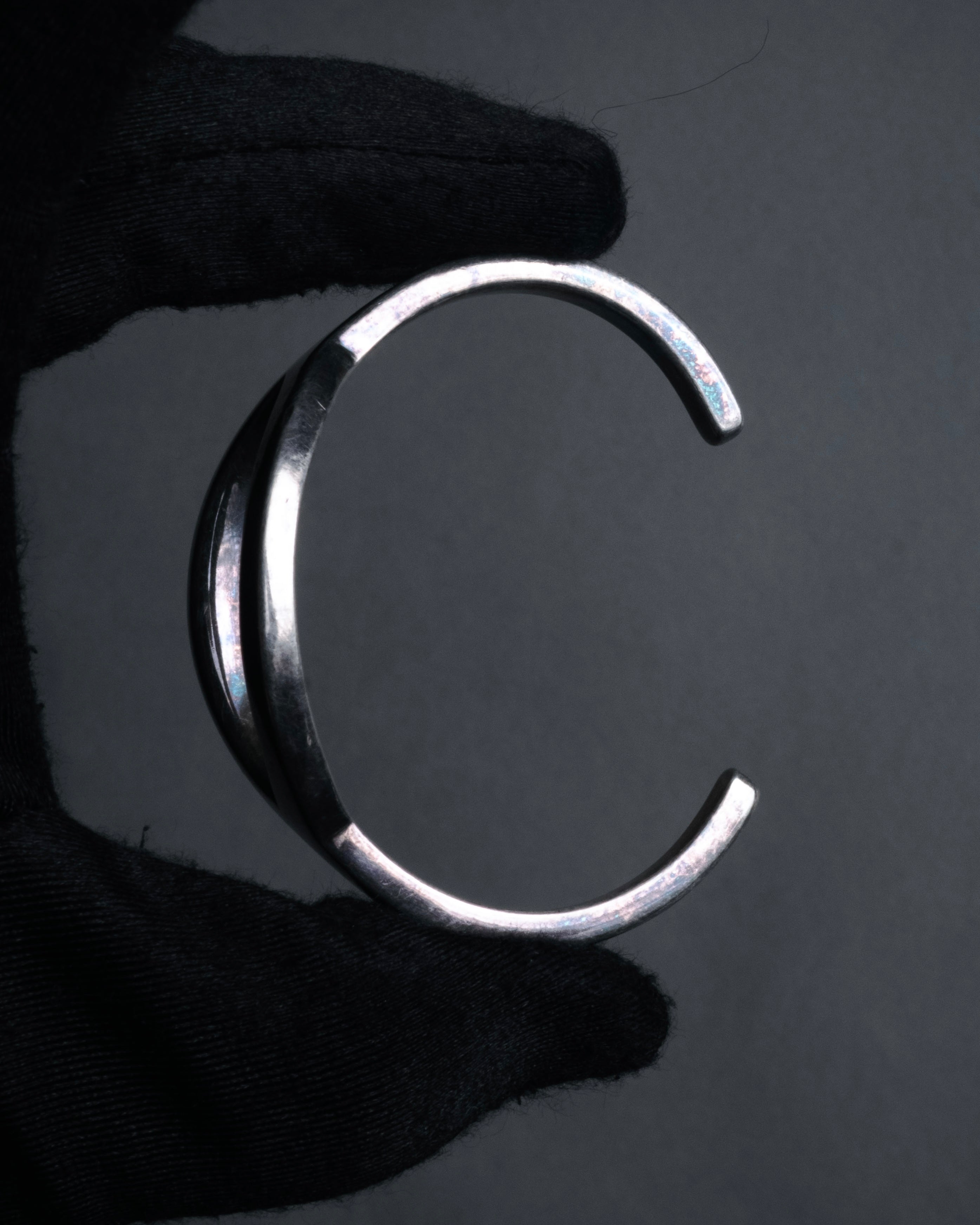 “PHILIPPE AUDIBERT” 2010’s Sculptural openwork cuff bangle