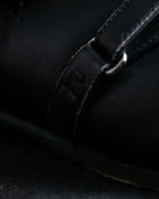 "LOUIS VUITTON" Belted hole design leather shoes