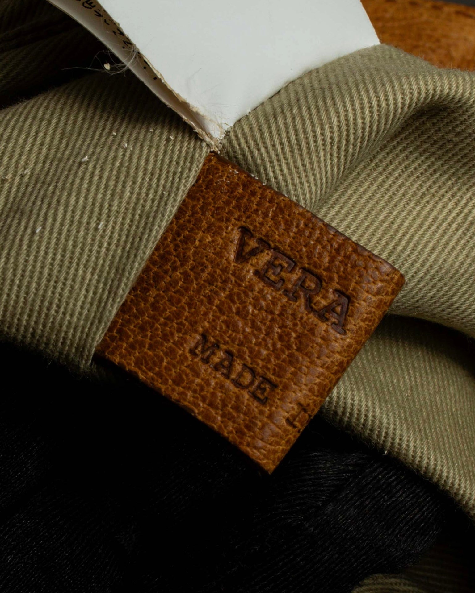 "MAISON MARGIELA" 12SS over flap design leather shoulder bag