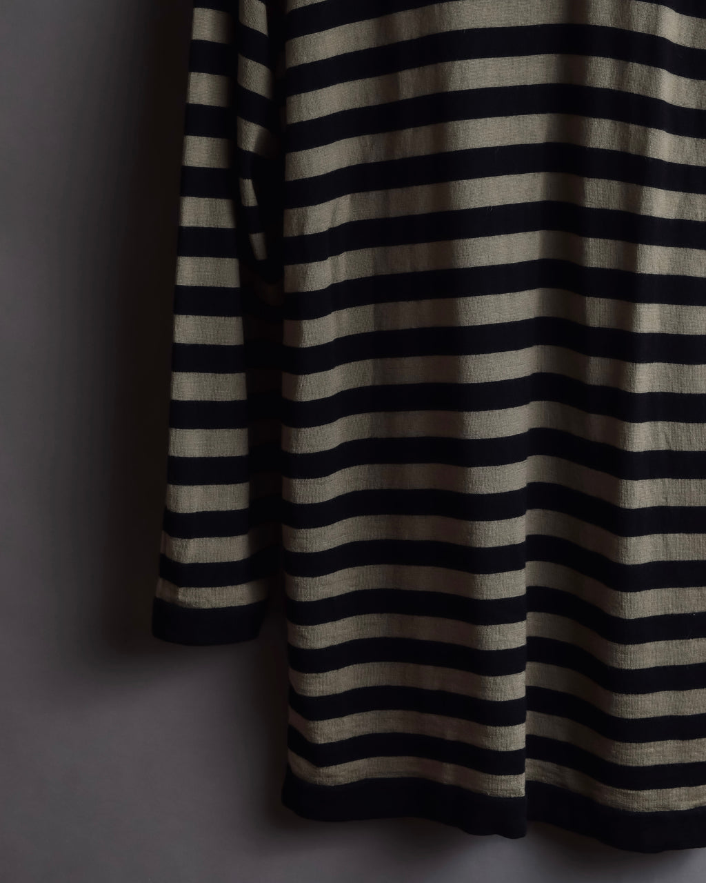 "GIANFRANCO FERRE" Striped contrast collar knit polo