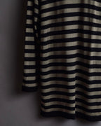 "GIANFRANCO FERRE" Striped contrast collar knit polo
