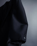 "YVES SAINT LAURENT" Strongly tailored shaped wool set up