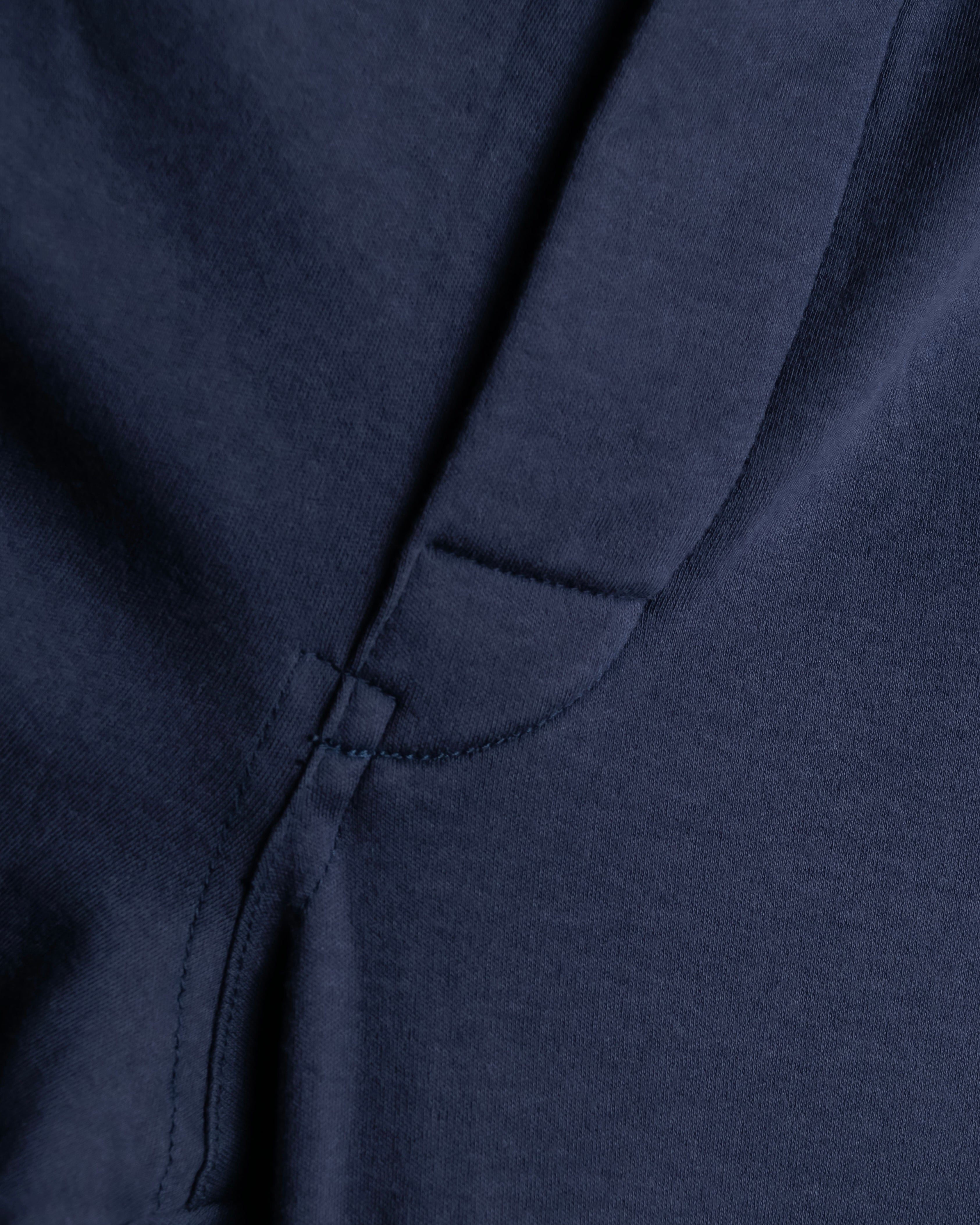 "CELINE" Piping design blue pajama set up