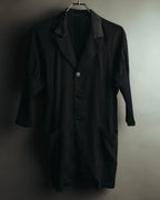 "i wish Y's bis" late 80's-90's Relaxed linen cotton long jacket