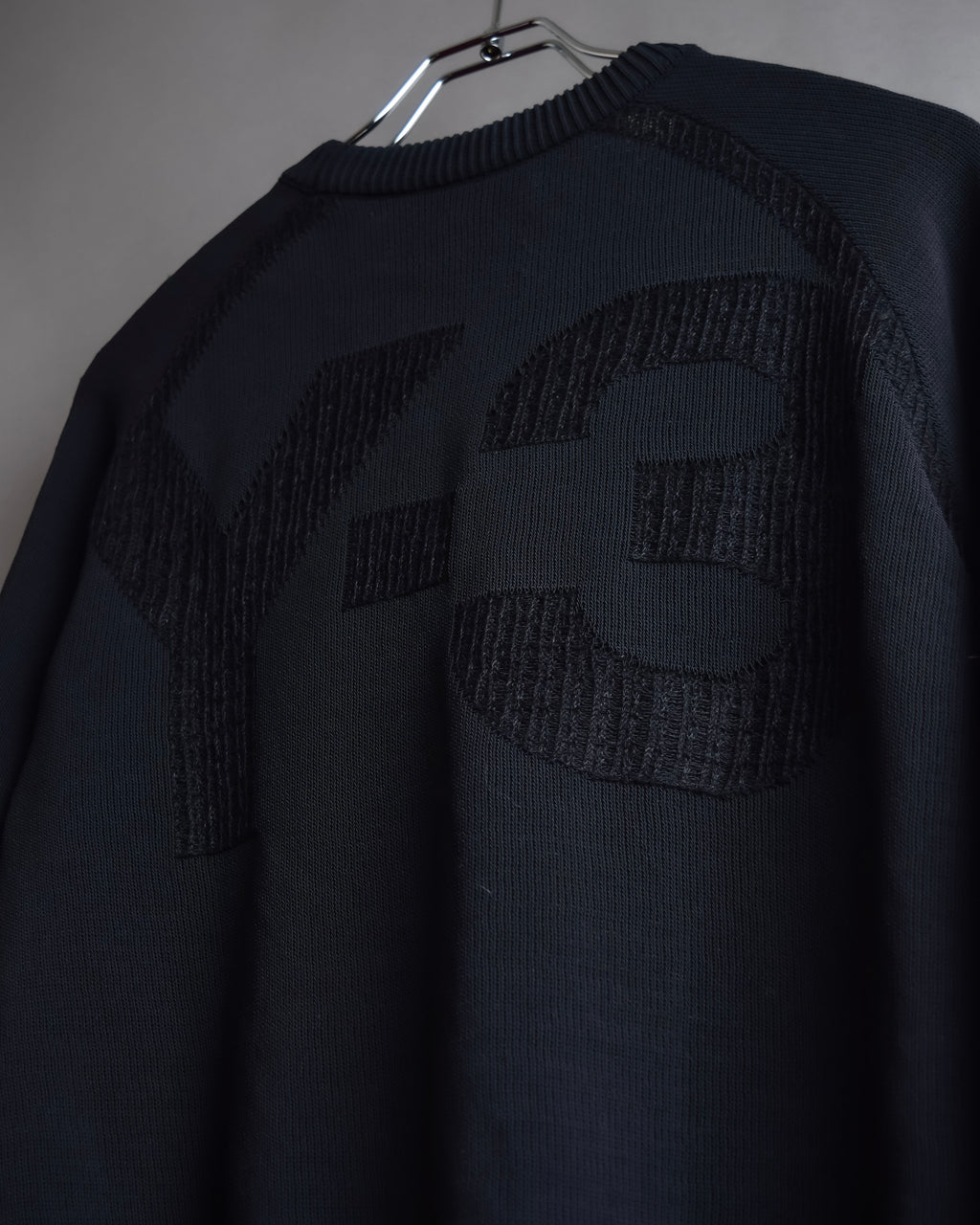 "Y-3" Logo engraved knit pullover