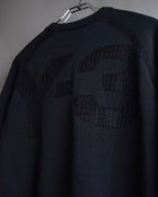 "Y-3" Logo engraved knit pullover
