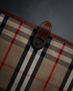 “Burberrys” 80’s-90’s Heritage leather bag