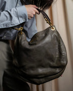 "MIU MIU" Overflap gold Parts design 2-way bag