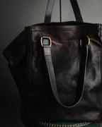 “Yves Saint Laurent” 2000’s downtown leather tote bag