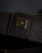 “FENDI” 2010’s Architectural grained leather 3Jours bag