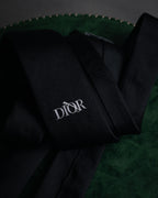 “DIOR” 2019- Logo embroidered narrow tie