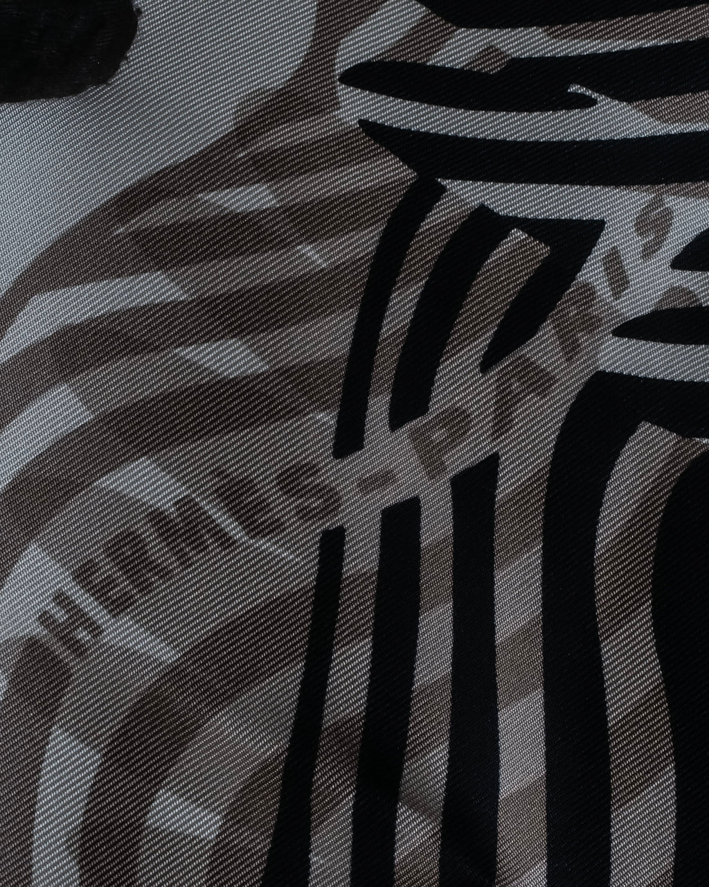 "HERMES" Zebra abstract print Carre 90 silk scarf