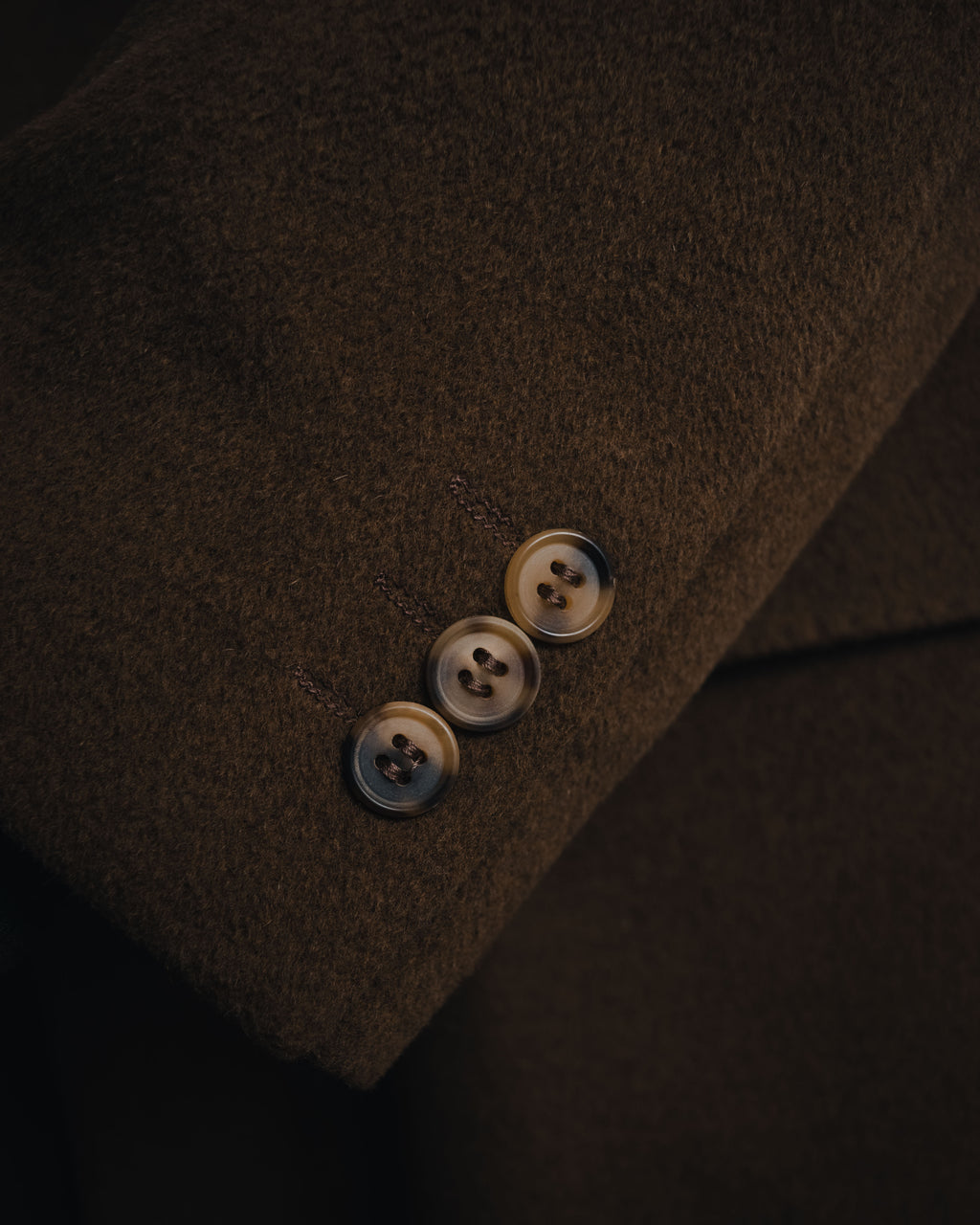 –SPECIAL– "LOEWE" 90’s cashgora blend tailored overcoat