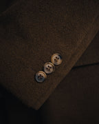 –SPECIAL– "LOEWE" 90’s cashgora blend tailored overcoat