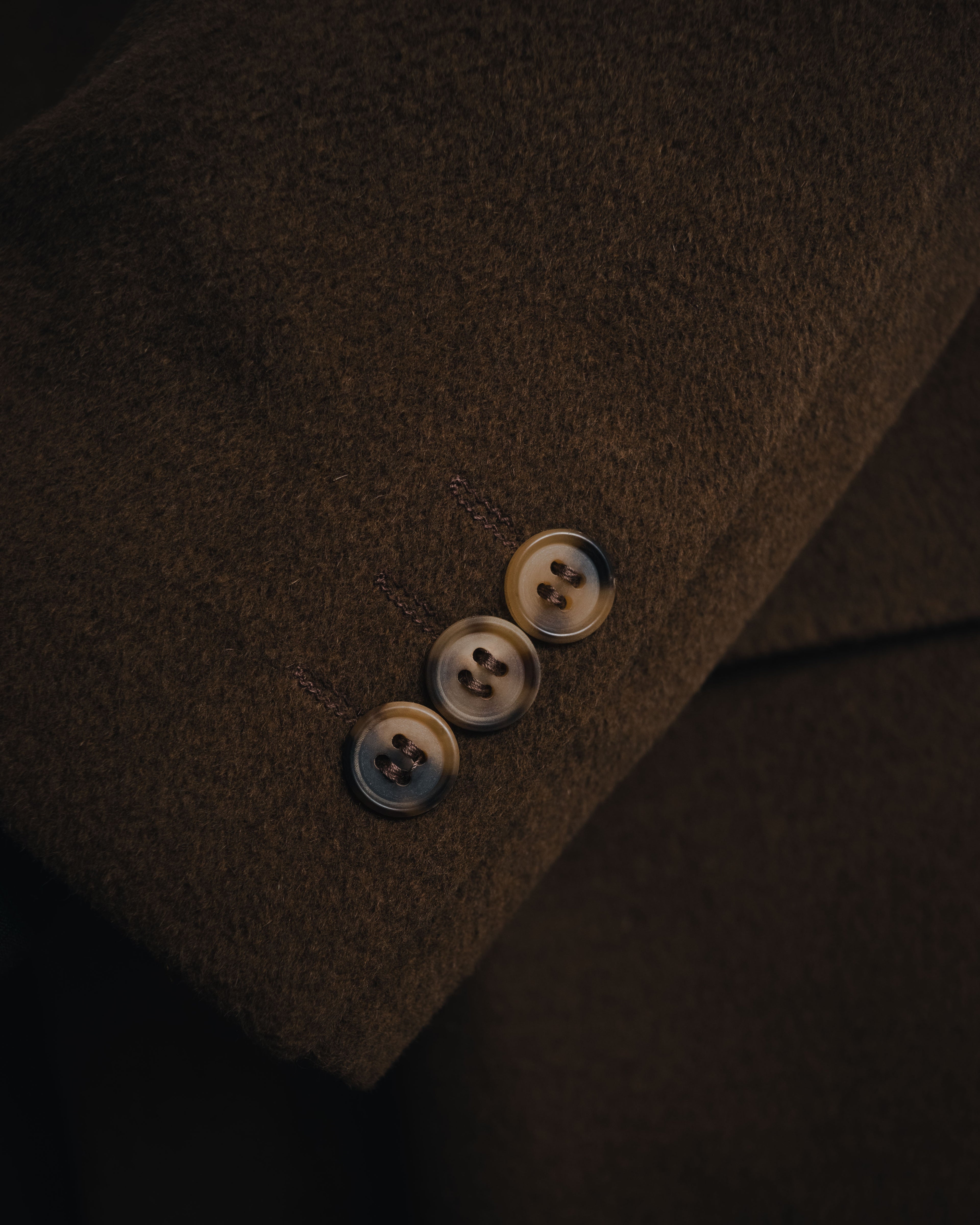 –SPECIAL– "LOEWE" 90’s cashgora blend tailored overcoat