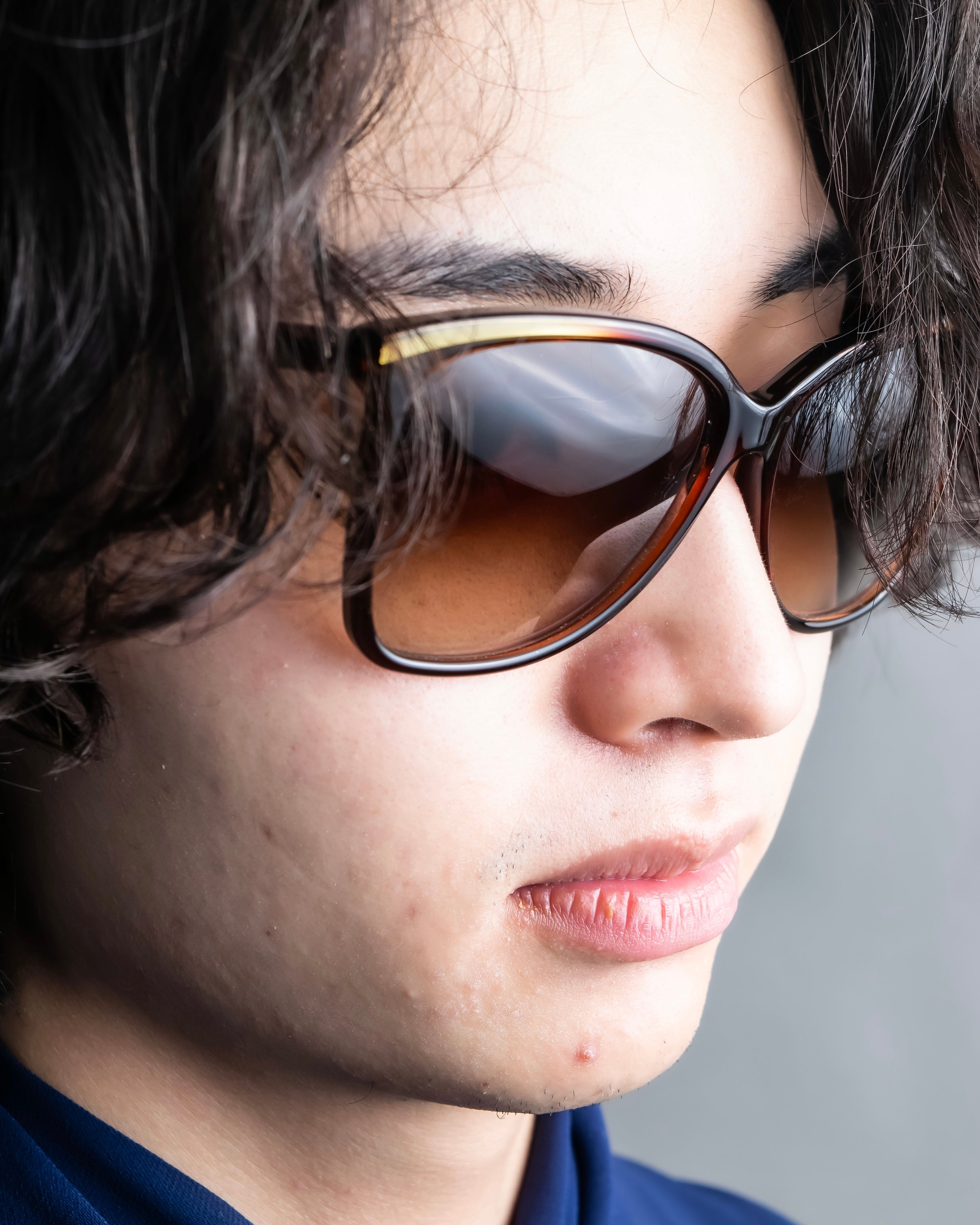 "BOTTEGA VENETA" Butterfly frame tortoiseshell sunglasses