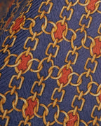 "CELINE" 80's-90's Chain print scarf