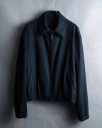 "ARMANI" Minimal design stand up collar blouson