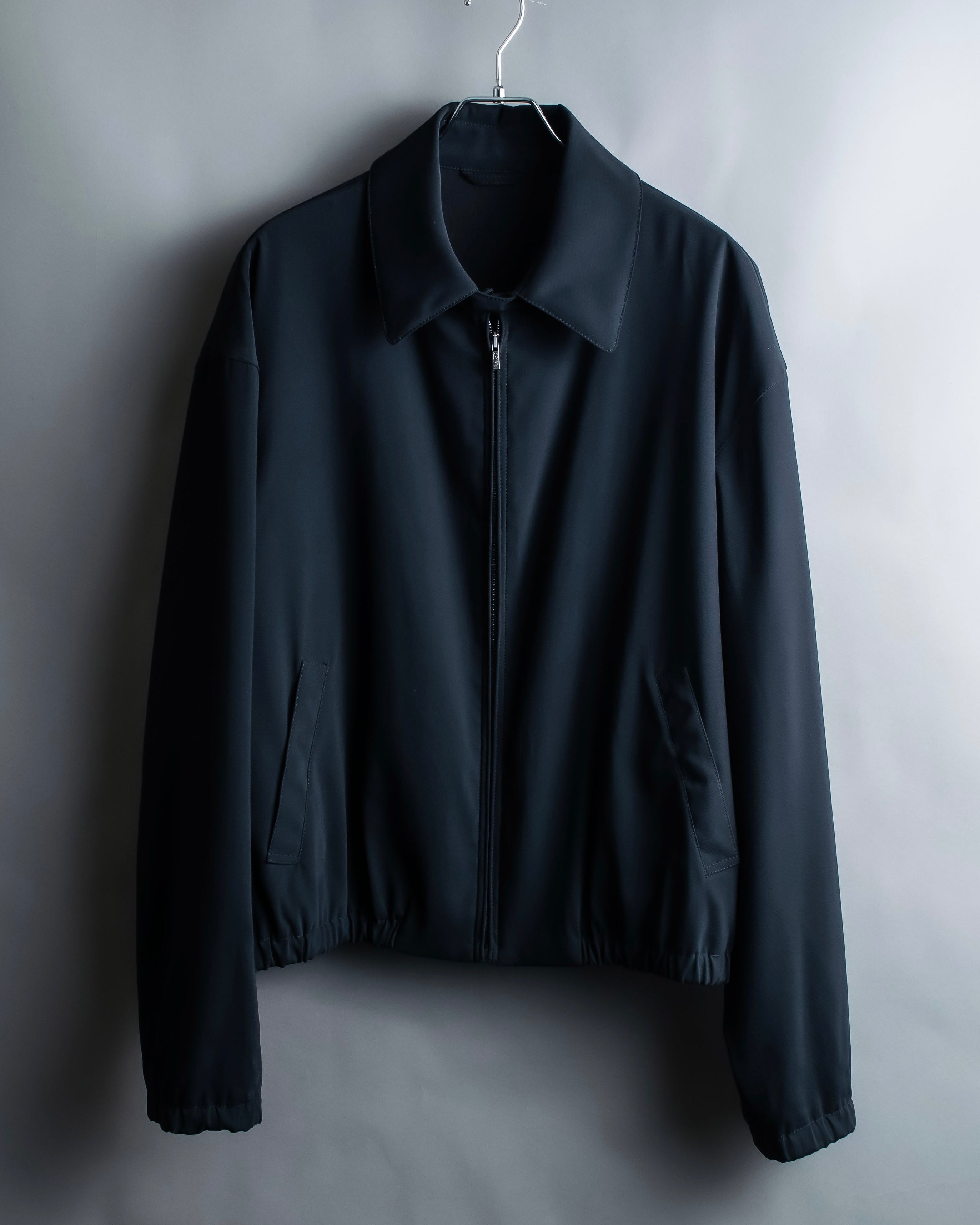"ARMANI" Minimal design stand up collar blouson