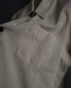 "CHRISTIAN DIOR MONSIEUR" 80's Marc Bohan design woven shirt