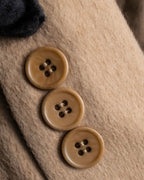 "Max Mara" Waist shape silhouette beige tailored jacket