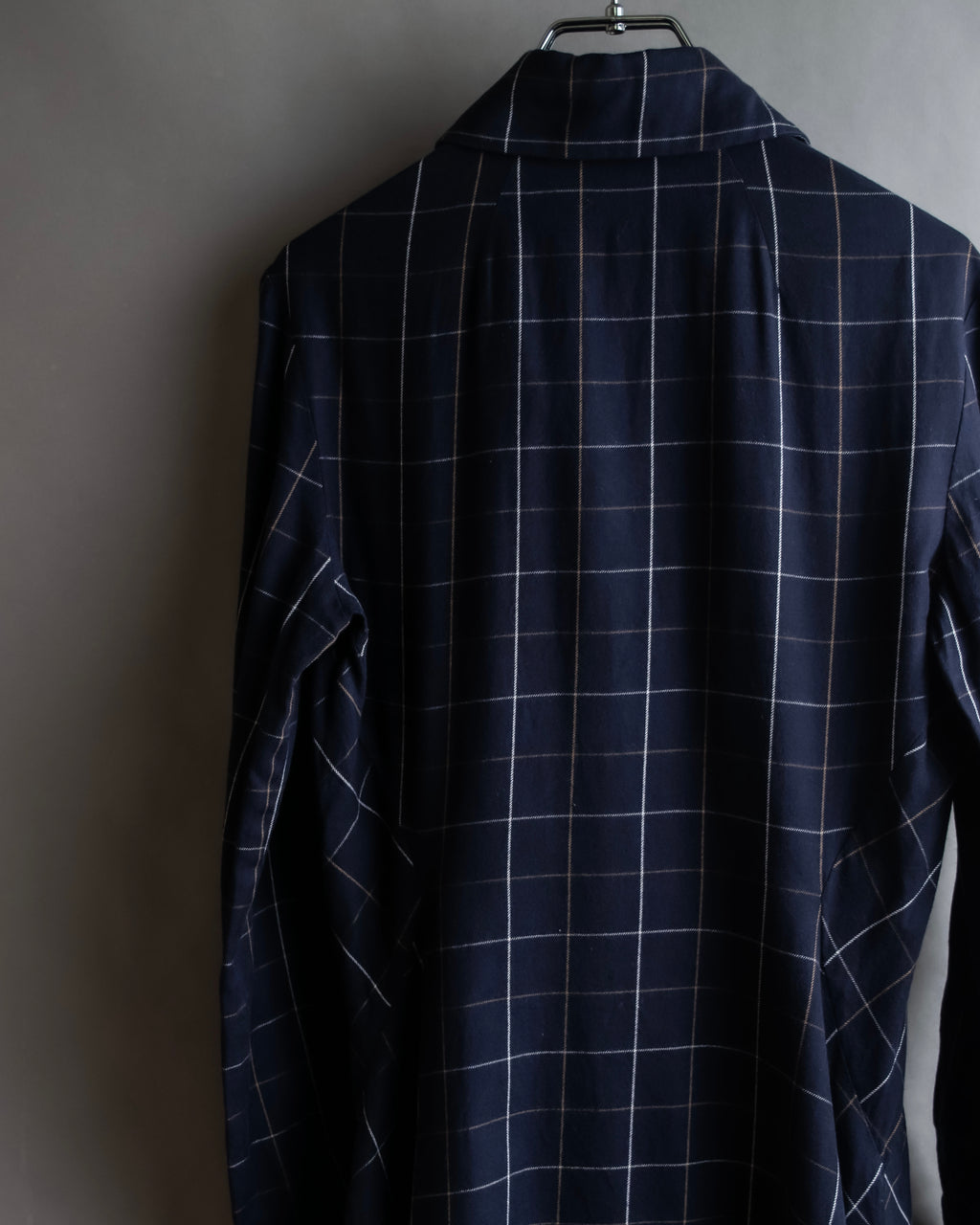 "Vivienne Westwood RED LABEL"
Windowpane print long shirt dress