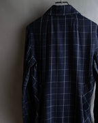 "Vivienne Westwood RED LABEL"
Windowpane print long shirt dress