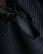 "Max Mara" Pinstripe short length tailored jacket