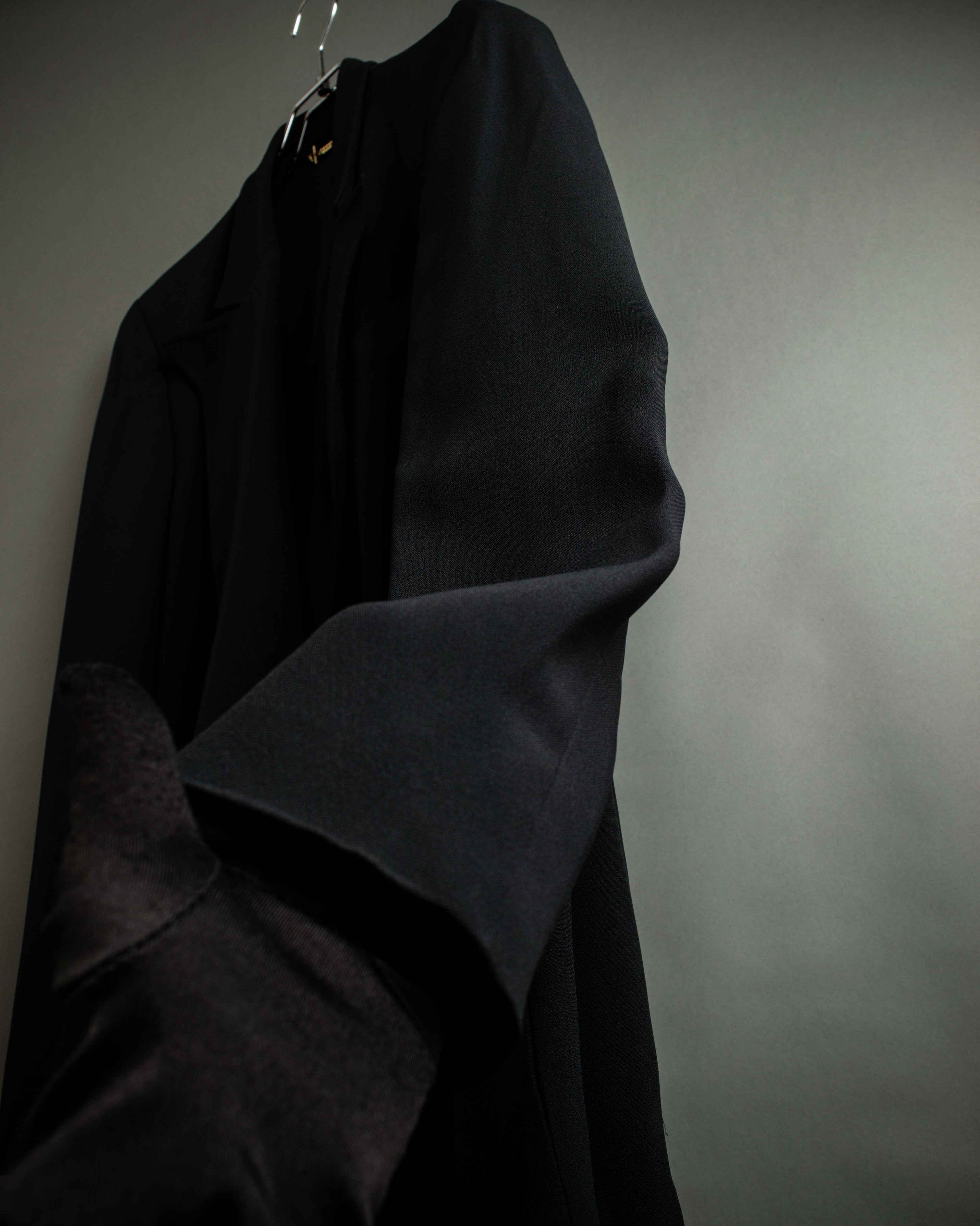 "GUCCI" Three-dimensional lapel design draped tailored jacket